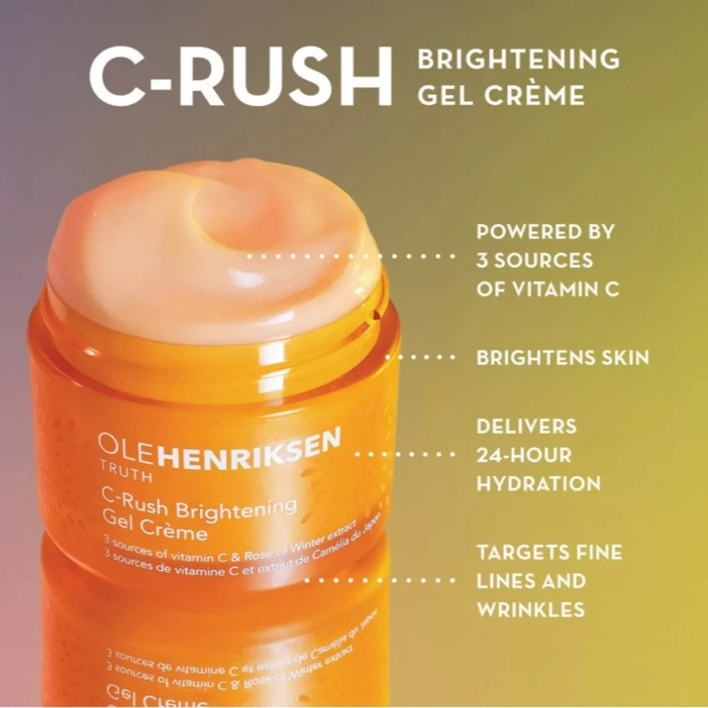 OLE HENRIKSEN C-Rush Brightening Vitamin C Gel Creme 1.7oz NIB $52